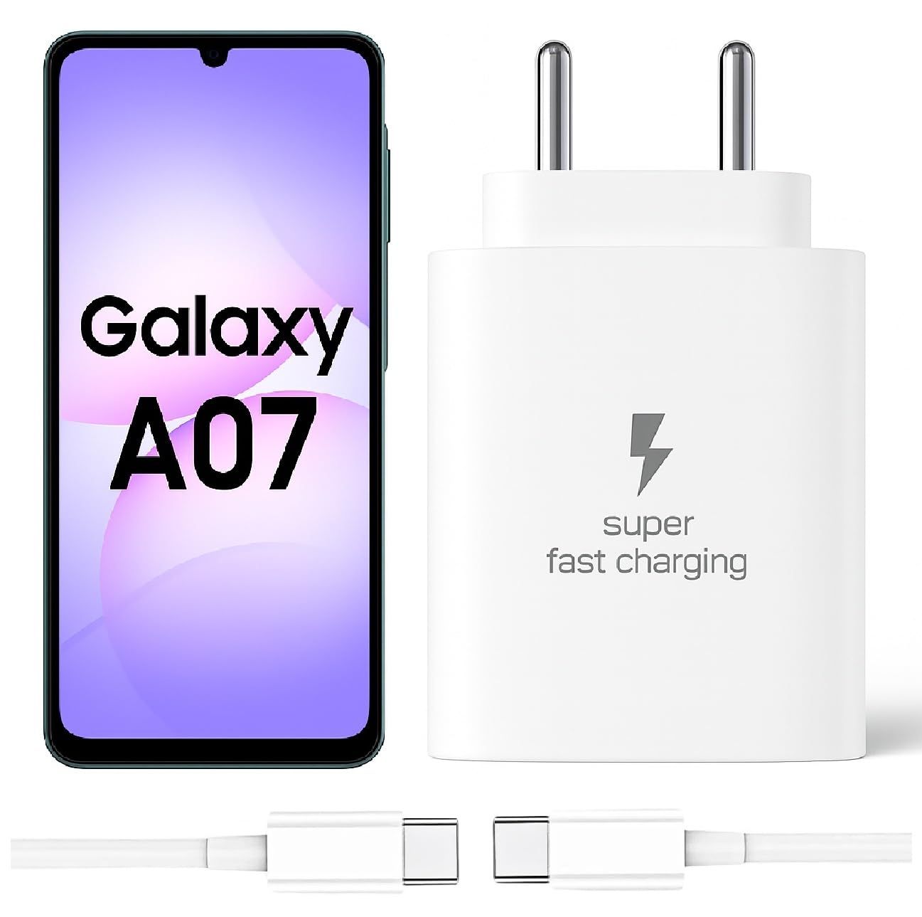 25W Type-C Charger with Cable Compatible with Samsung-Galaxy A54 5g | Super Fast Charger Adapter for S23/S24/S25/S21Fe/A14/M17/M06/M07/M05/F05/F15/F06/M36/A55/ F17/A16/M16/A56/A36/A35/A34/A26, White — Amazon image 31