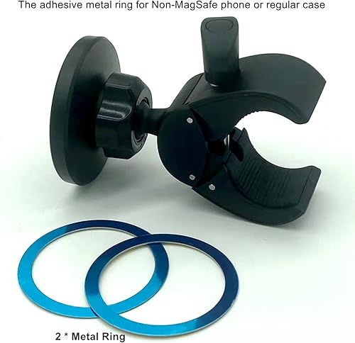 Miniatura 4 de Soporte magnético para teléfono celular para bicicleta estática de interior compatible con Peloton, cinta de correr, elíptica, cochecito, carrito de