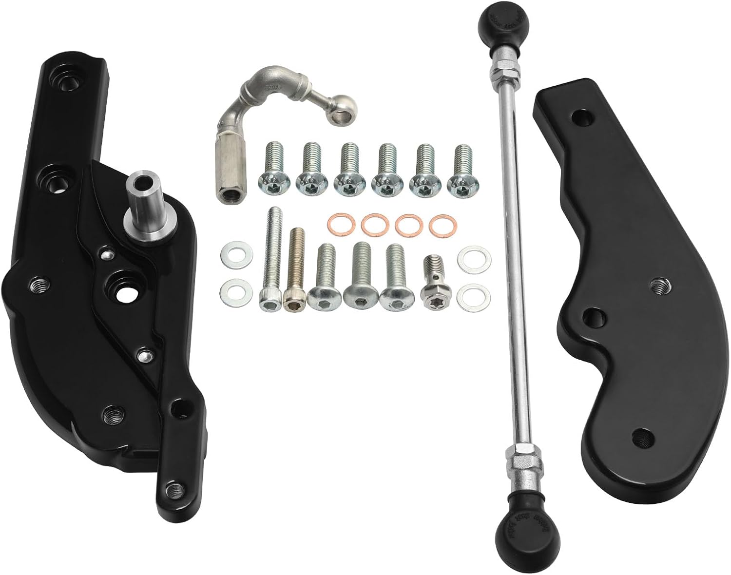 XMT-MOTO Extended Reach Forward Control Kit Fit for Harley FXBR FXBRS FLSB FXFB FXFBS 2018-later Black