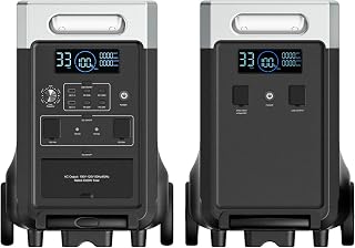 AFERIY 7680Wh Portable Power Station,P310 with 1 Extra Battery,120V 3600W Expandable Capacity LiFePO4 Battery Backup,Solar Generator for Home Use,Outdoor Camping,Power Outage,Camping,RV,Emergencies