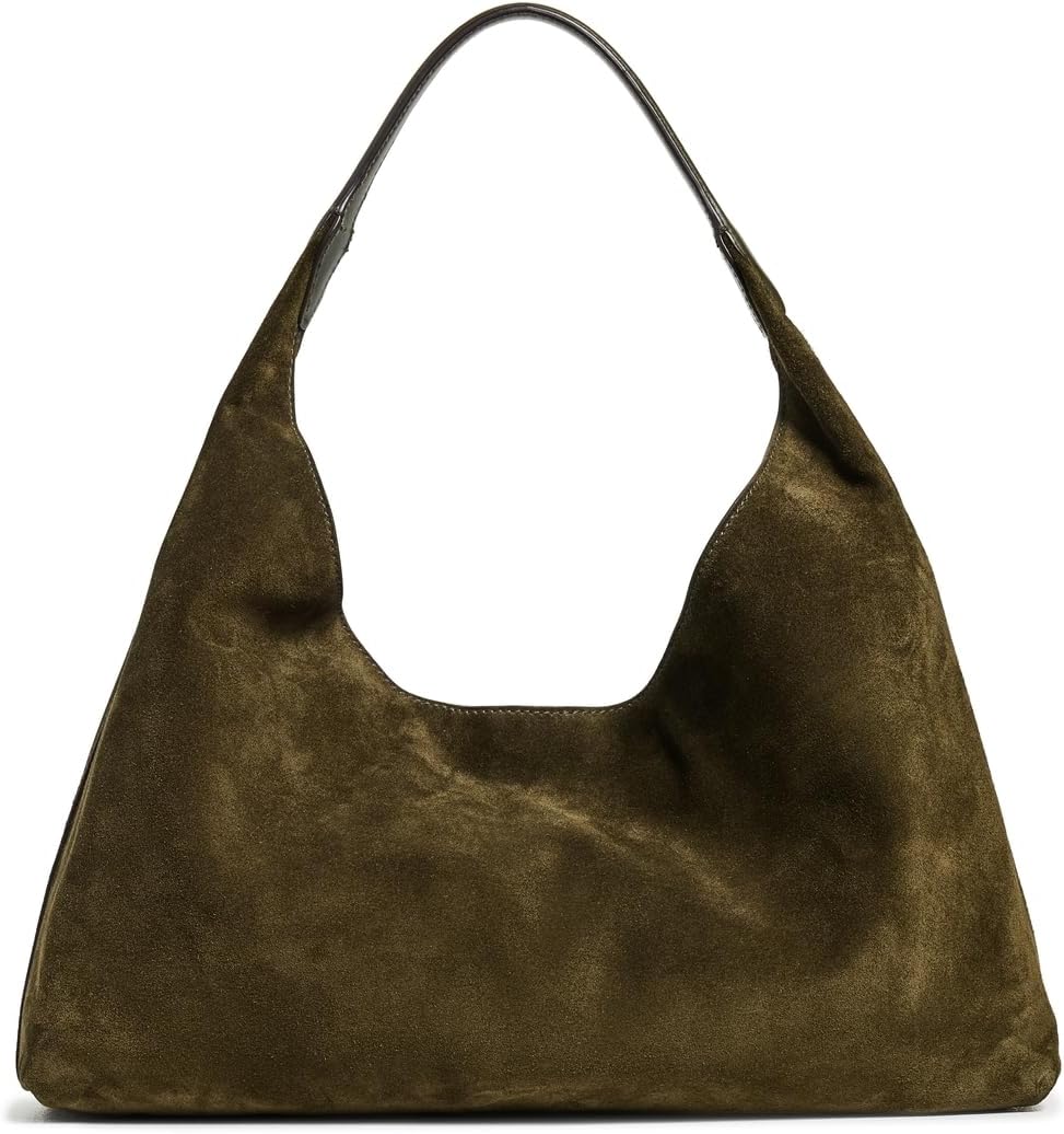 Madewell Women's The Mylie Shoulder Bag in Italian Suede