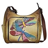 Anna by Anuschka Organizer Hobo, Dancing Dragonflies