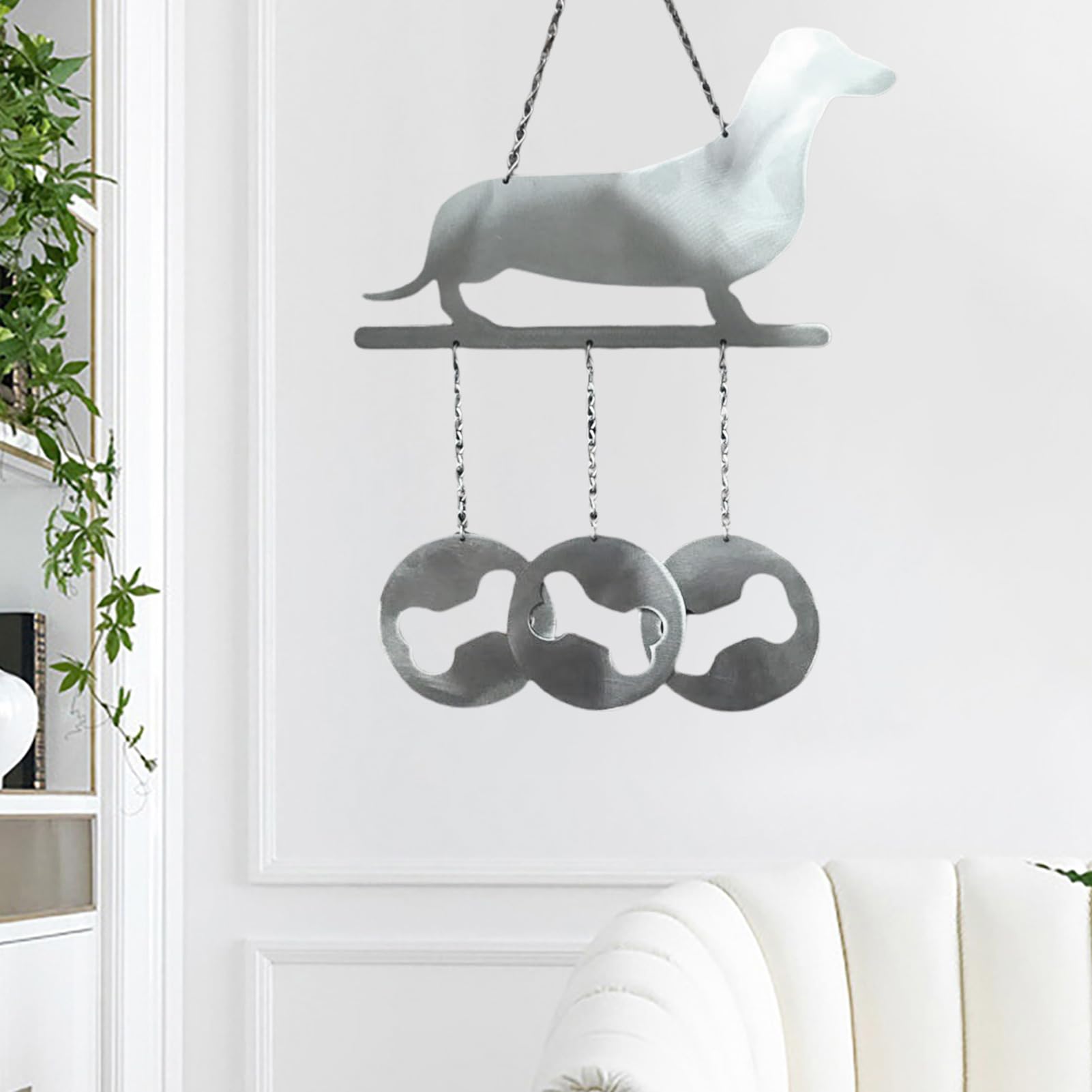 Mophorn Campanelli Eolici Per Esterni, 1473 Mm, 6 Tubi Tono Profondo Grande Memoriale Decorazione Per Esterni Nero 85662492