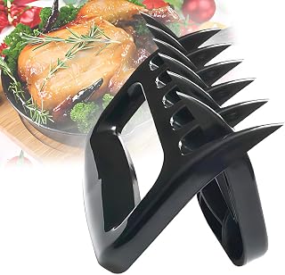 2Pcs Meat Claws,Meat Shredder Claws Heavy Duty Bear Claws For Shredding Meat,Chicken Shredder Tool,Grilling Accessories,Grilling Gifts for Men(A-black)