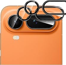 GIOPUEY 2 pièces Caméra Arrière Protecteur Compatible avec Honor Magic 8 Pro Air, [Protection Complète][Double Protection] Metal + Verre Trempé, Verre Trempé Camera - Black