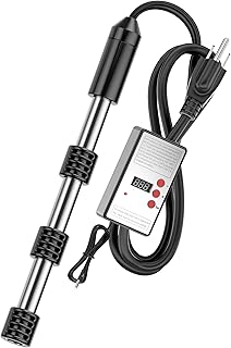 2000W Immersion Water Heater for Above-Ground Pools | Barrel-Type Quick Heater, Heats 5 Gallons Water in 3-5 Mins | Adjustable Thermostat (Auto-Restart When 5°F Below Set Temp)