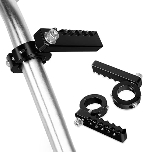 GUAIMI Clavijas de carretera para motocicleta, clavijas ajustables de ajuste universal para motocicletas con barra de choque de 1-14