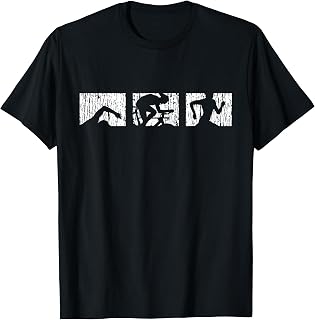 Triathlon Triathlete Swim Bike Run T-Shirt