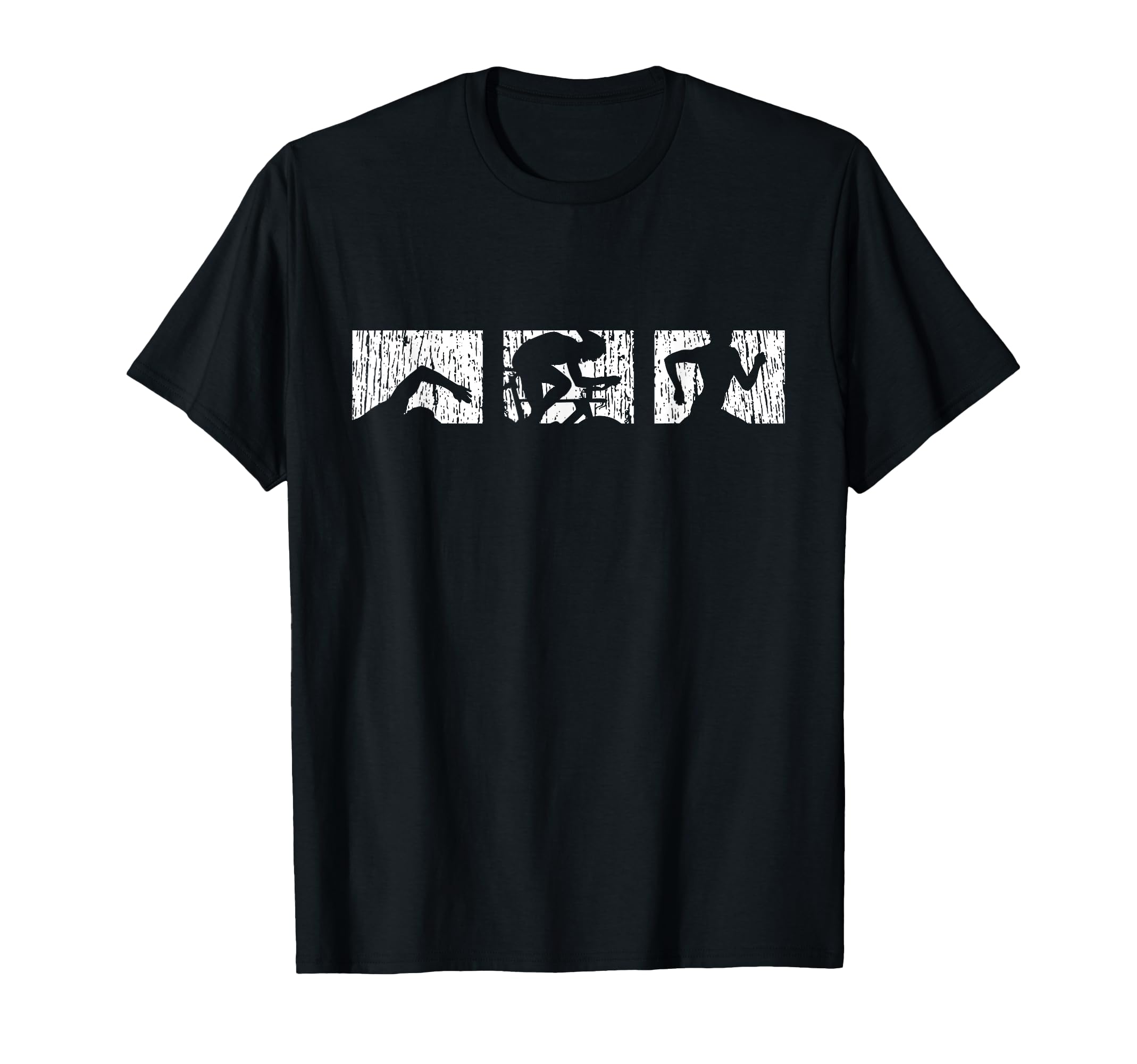 Triathlon Triathlete Swim Bike Run T-Shirt