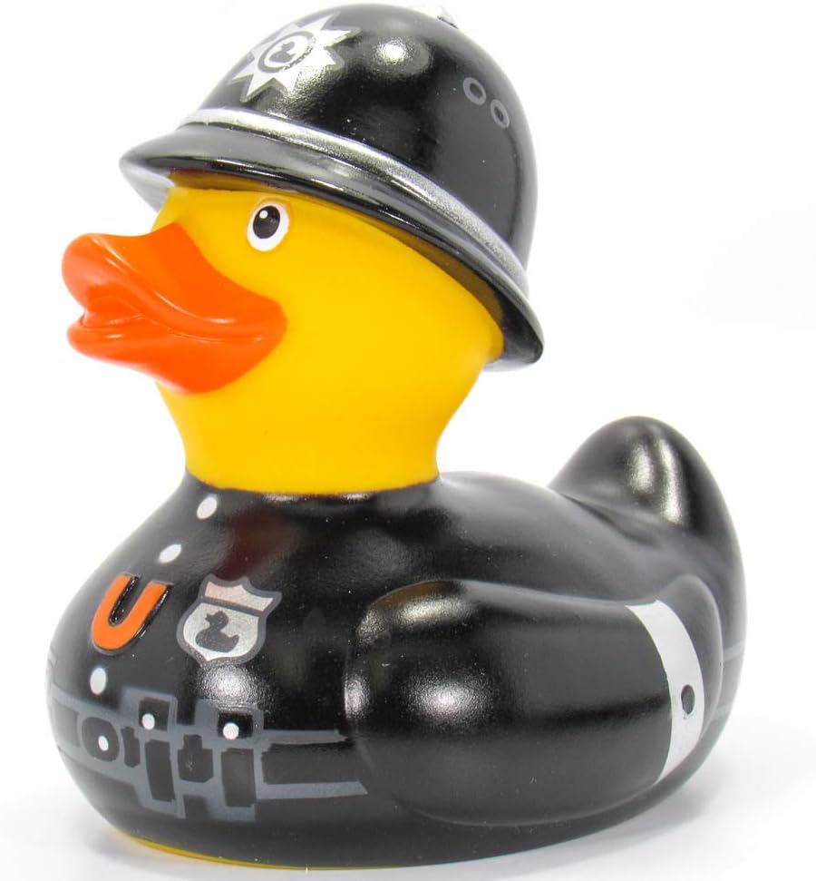 Constable (British Police) Rubber Duck Bath Toys by Bud Ducks | Elegant Gift Packaging - "Ello, Ello, Ello!