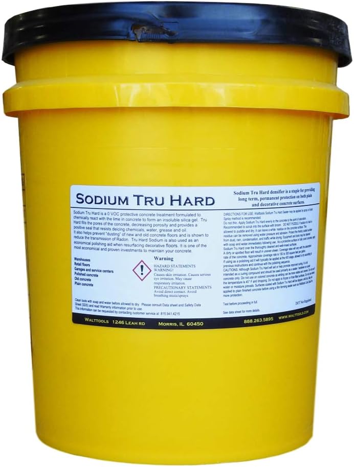 Sodium Tru Hard | Sodium Silicate Concrete Densifier & Hardener (1 qt)
