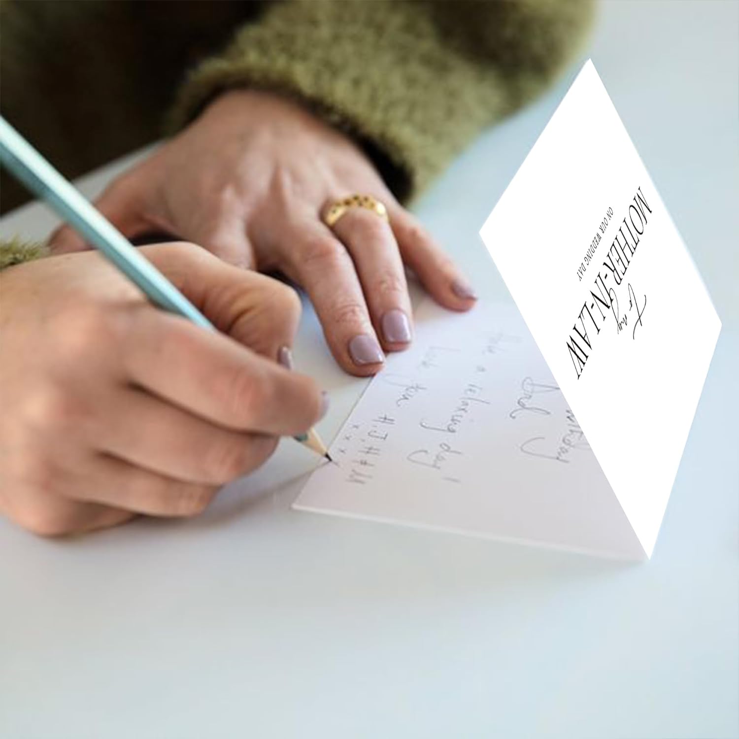 Set of 2 To My Father/Mother In Law On Our Wedding Day Card, Father/Mother In Law Of The Bride/Groom Gifts. - Image 7