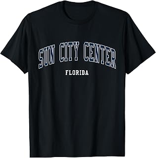 Sun City Center Florida Vintage Atheltic College Style T-Shirt