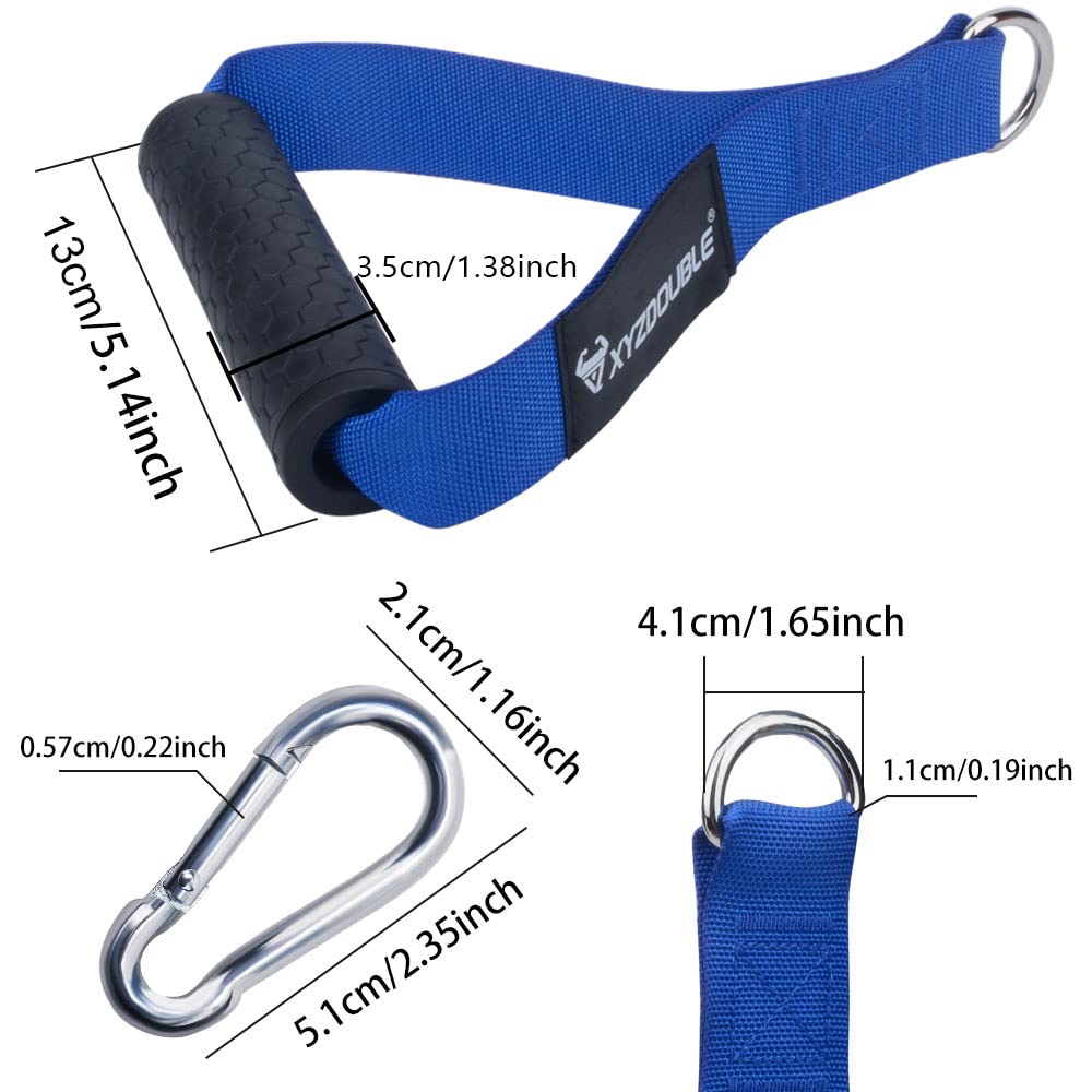1 paio di maniglie per esercizi, accessori per macchine per cavi resistenti Maniglie a fascia resistenti Accessori per attrezzature da palestra  18