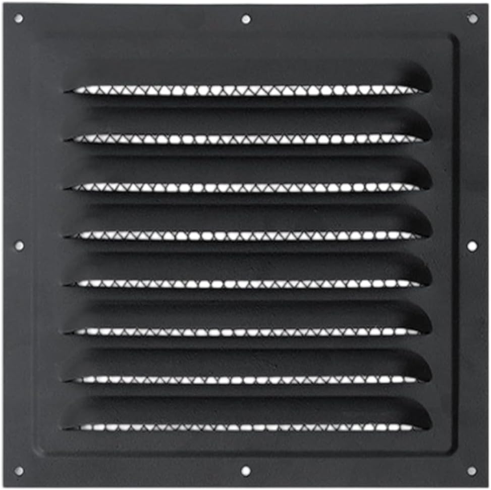 Stainless Steel Air Vent Cover Grille with Mesh Screen Durables Ventilation Ducting for Kitchen, Bathroom, Ceiling Heavy-Duty Steel Air Outlet Vent Cover