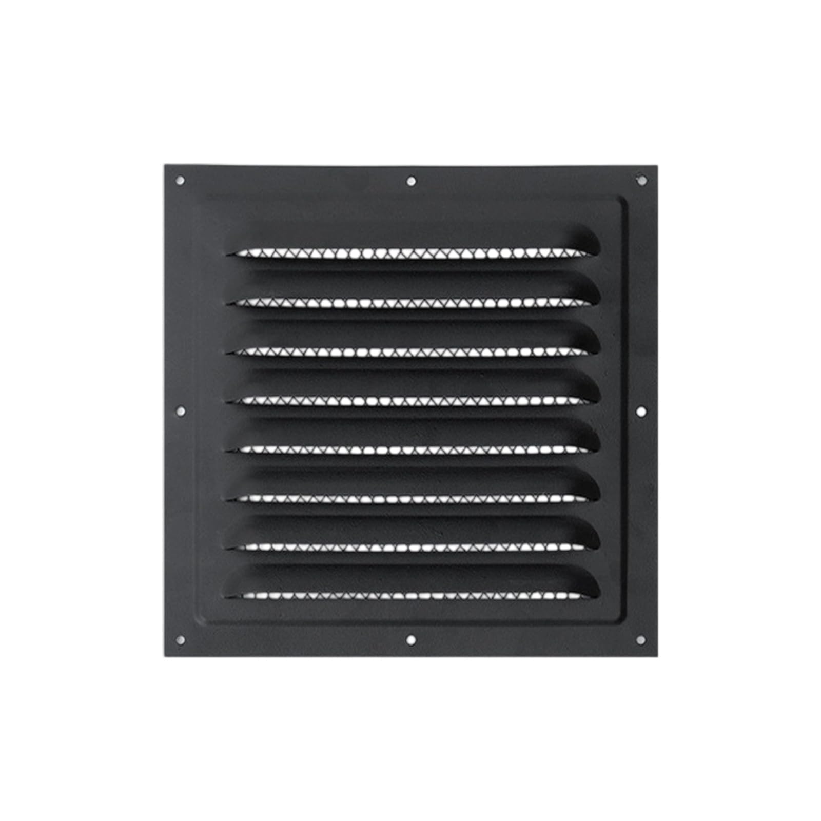 Stainless Steel Soffit Vent Cover Louvered Grille Wall Flat Ducting Ventilation for Home Wall Ceiling Square Air Cover