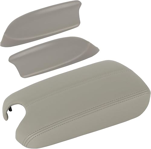 Miniatura 10 de Cubierta de consola central y paneles de puerta delantera, reposabrazos de repuesto para Honda Accord 2008 2009 2010 2011 2012 (beige)