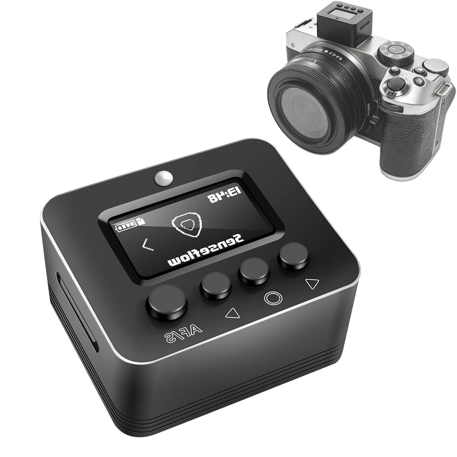 Stabilizzatore esterno per fotocamera giroscopio, in alluminio leggero, ricaricabile, per vlogging e video d'azione, fotografia all'aperto e videografia