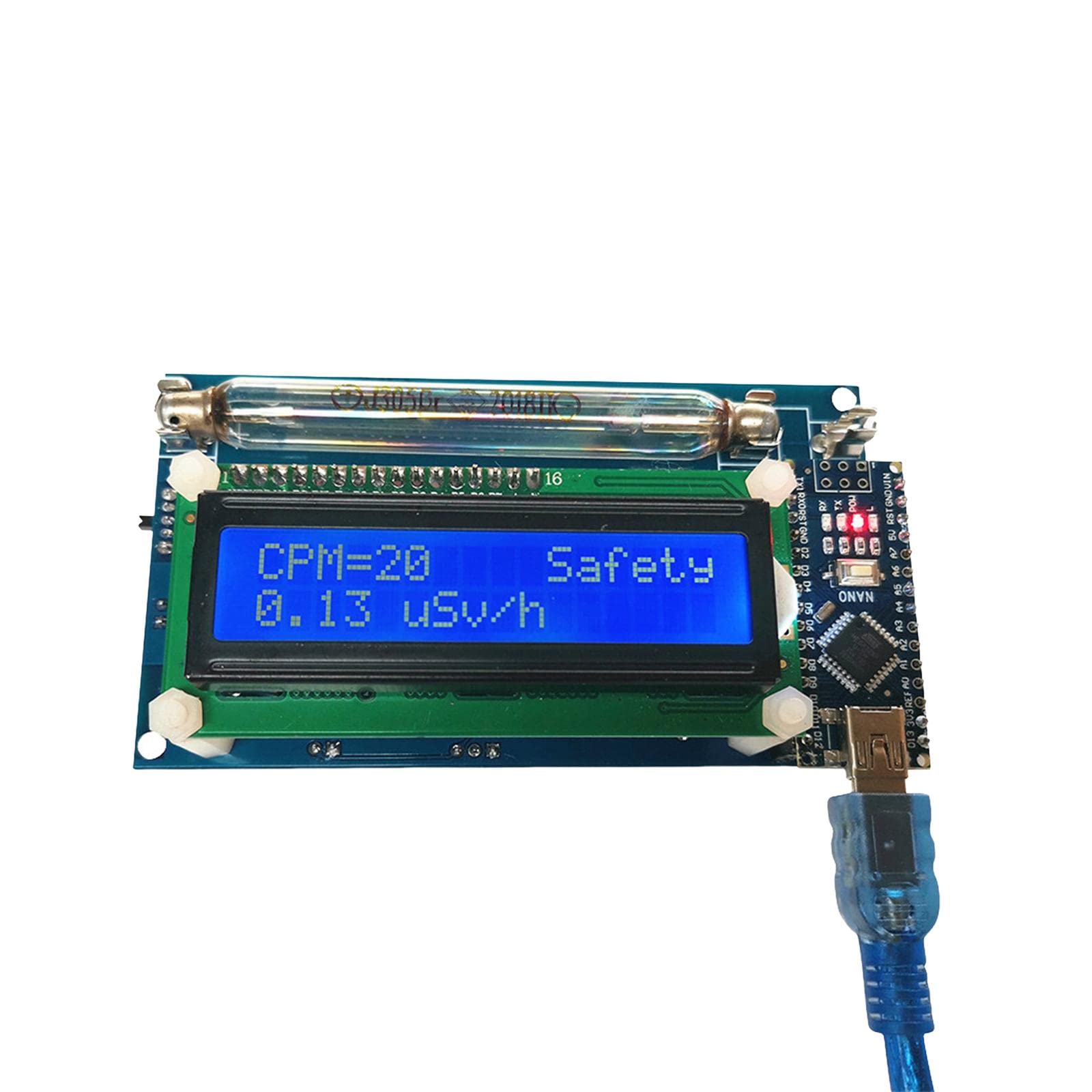 UJEAVETTE Opensource Geiger Counter LCD1602 with Geiger Tube Geiger Counter Kit Module-image-21
