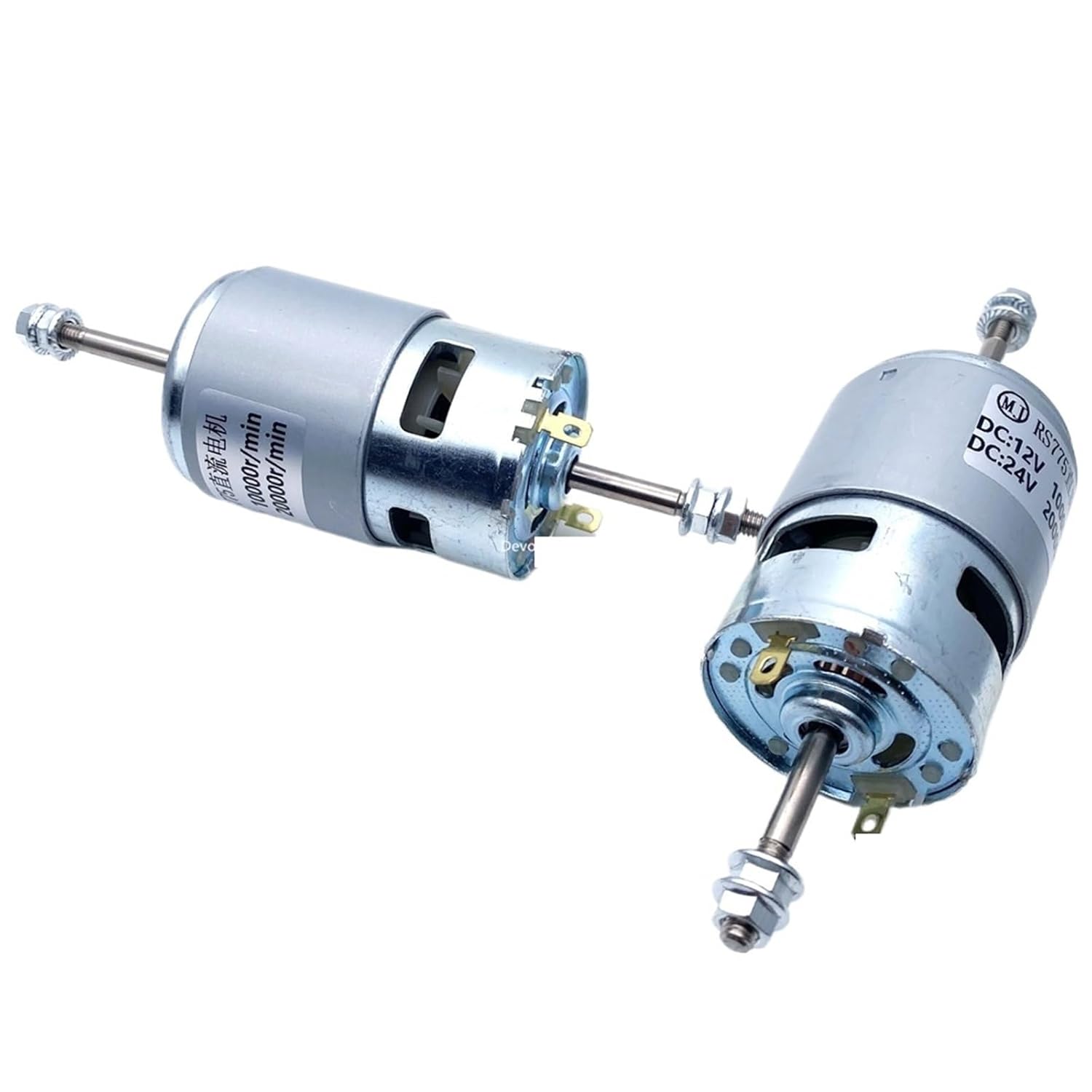 1pcs 775 DC Motor 12V 24V Dual-Bearing Double-Screw-Shaft 3000RPM 20000RPM 10000RPM(9000)