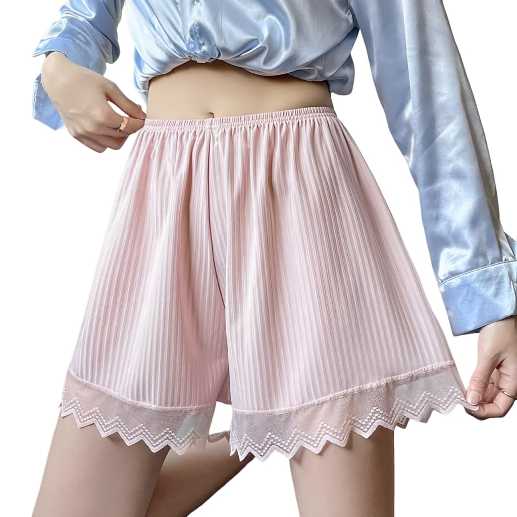 speginic Women's Ice Silk Elastic Soft Loose Safety Pants Safe Underwear Shorts Shaper-picture-22