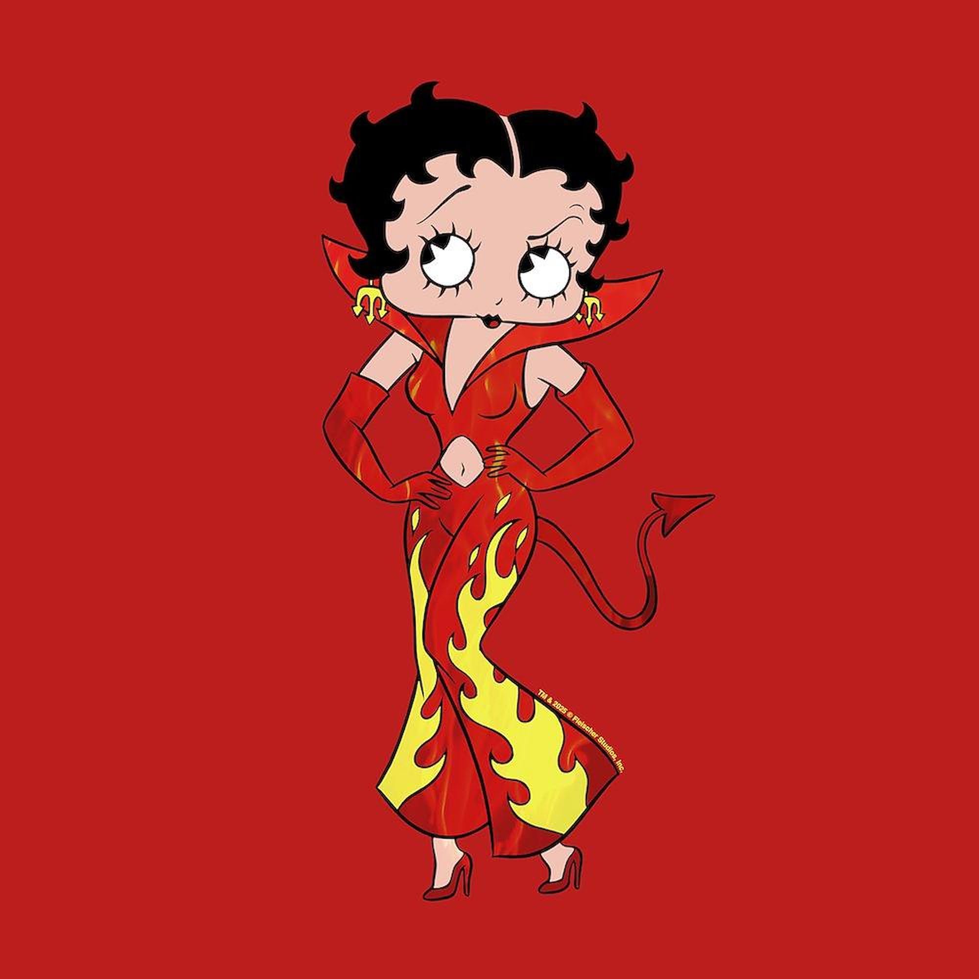 CafePress Betty Boop Devil Girl Queen Duvet Cover, Printed Comforter Cover, Unique Bedding