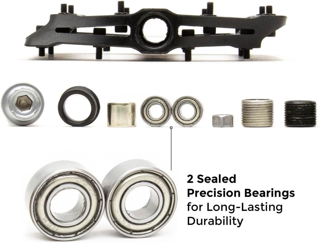 Flat Mountain Bike Platform Pedals by Eastern Bikes for MTB and BMX