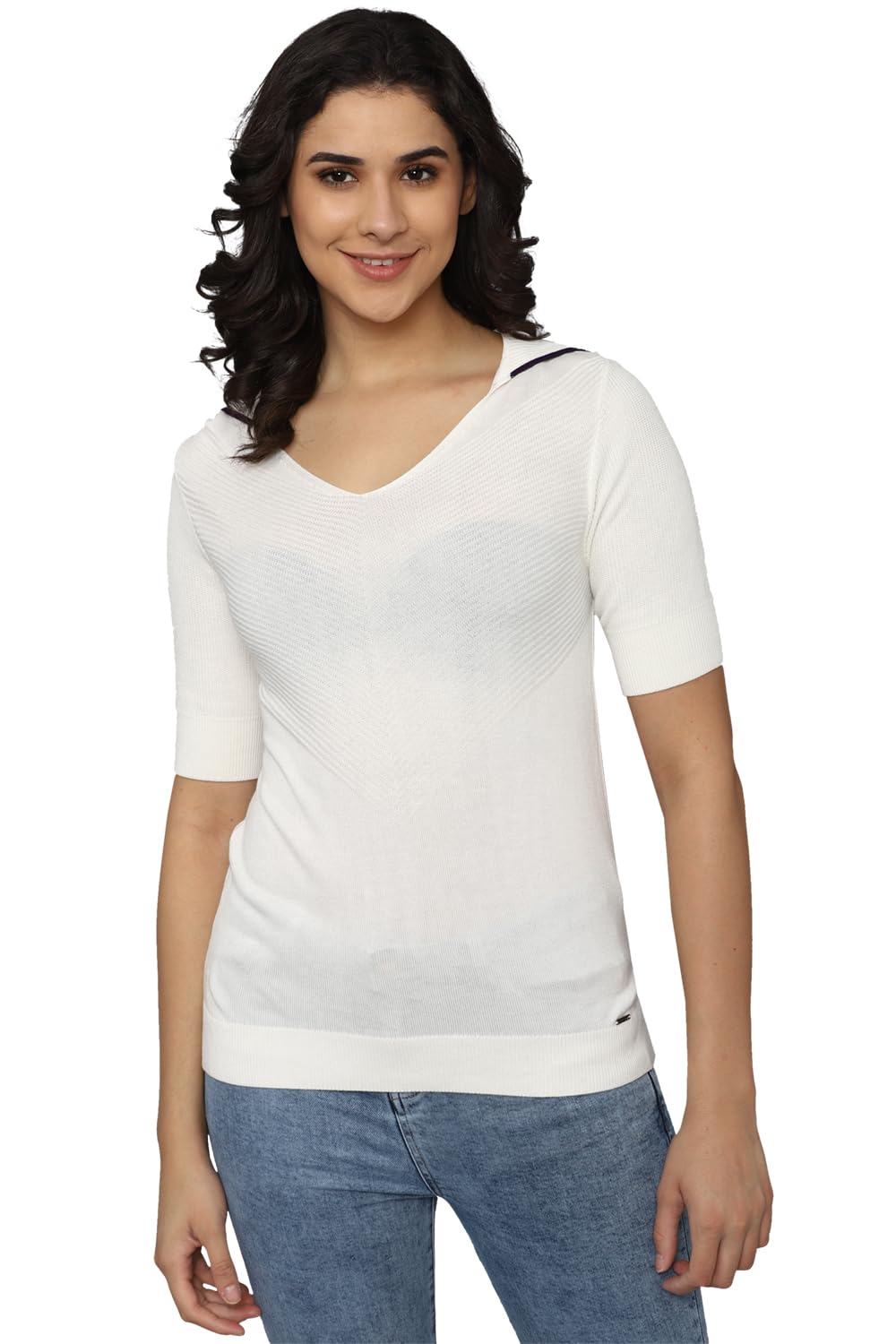 allen solly Women's Solid Regular Fit Shirt-picture-44