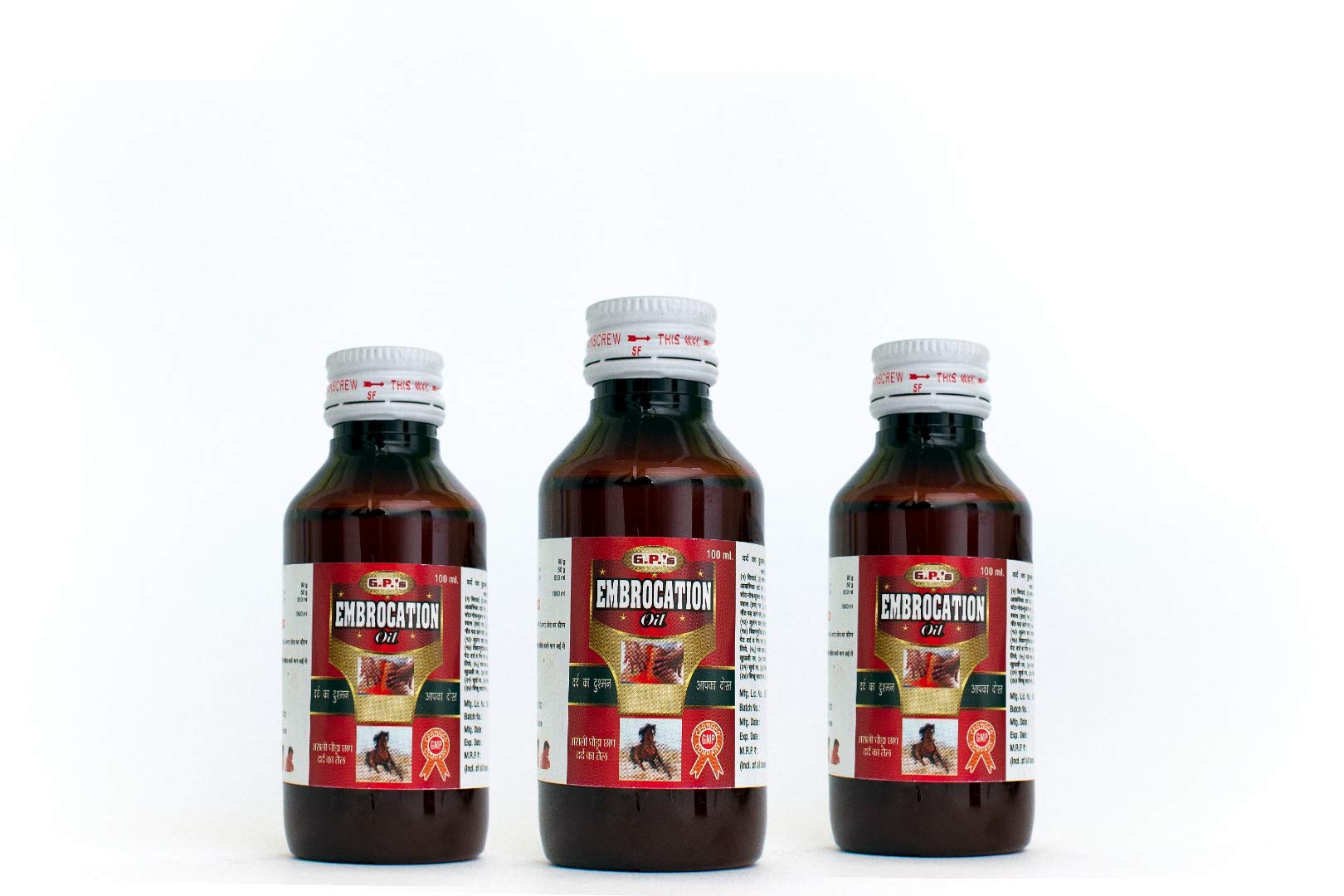 Guapha Embrocation Oil : Joint and Muscular Pain relief Oil,Red Pack(NEW & IMPROVED),100mL(Pack of 3)) (B08NX3PTYF) Amazon Price History, Amazon Price Tracker