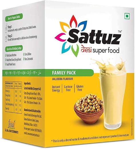 Set of 6 Sattuz Jaljeera Flavour Family Pack (6 Family Packs)