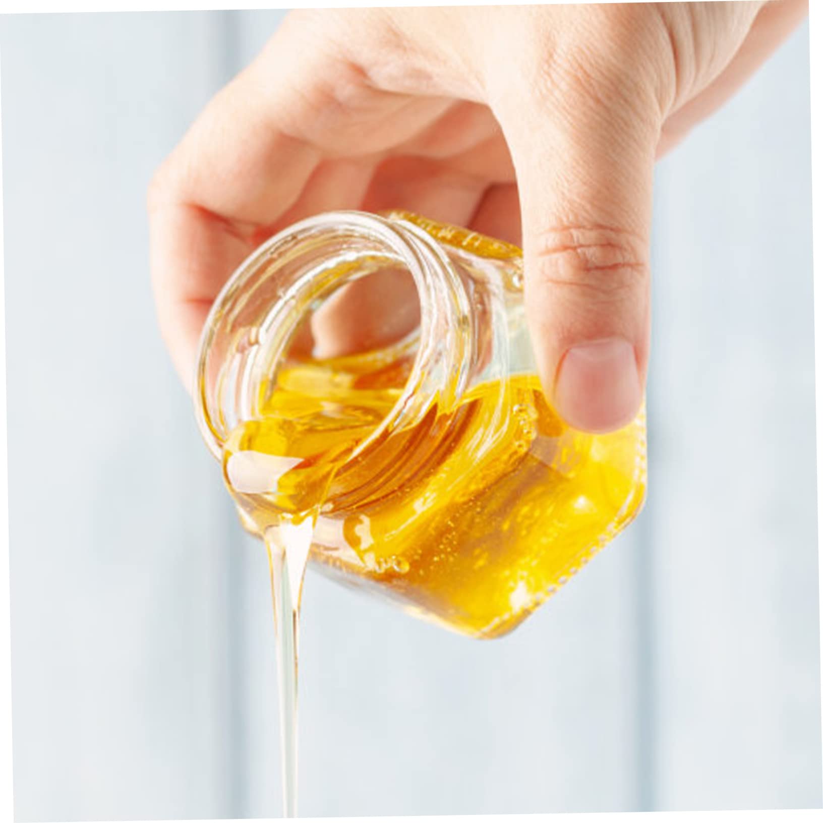 IMIKEYA 20piezas Jar De Miel De Vidrio Sellado Tarro Miel Contenedor Dispensador