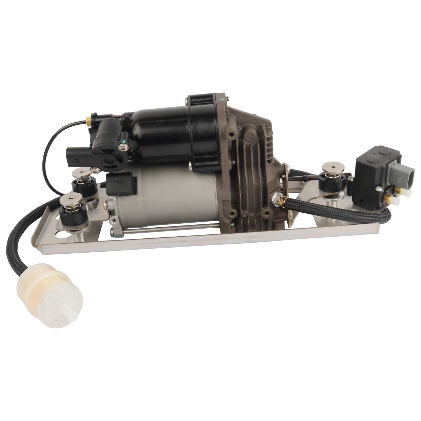 Bisenya Pompa compressore a molla ad aria con supporto 37106793778 37206792855 compatibile con 5 Touring E61 2004-2010