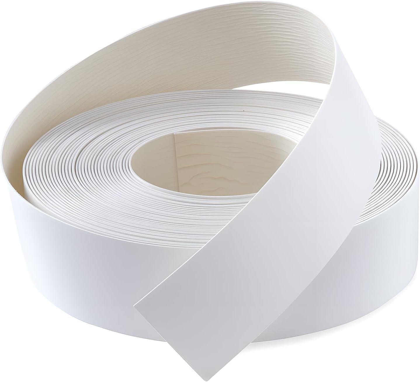 PVC Edge Banding 2 inch x 50ft Veneer Edge Banding White with Hot Melt Adhesive Pre - glued Iron on Edging Tape Trim for Cabinet Plywood Repairs and Furniture Restoration