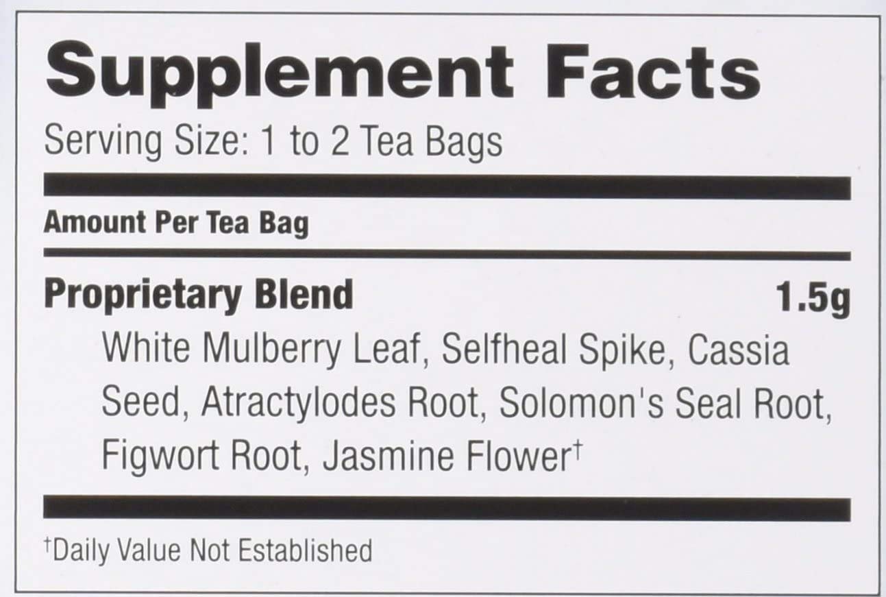 Bravo Tea, Sugar Level (Blood Sugar) Herbal Tea, Caffeine Free, 20 Tea Bags (Three Pack)