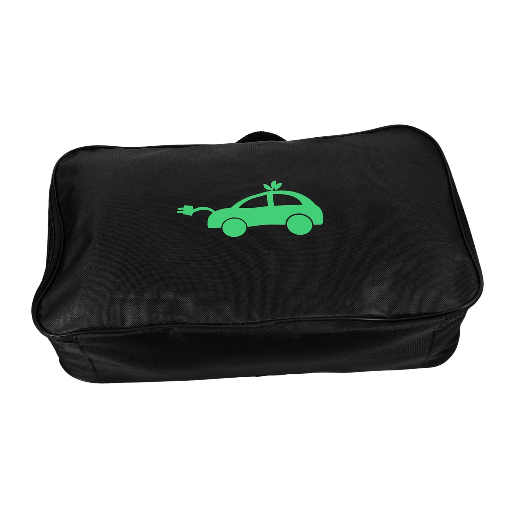 Bolsa Organizadora para Cargadores Ev Portátil de Tela Oxford Negra Protección y Resistencia para Uso Diario y Maletero de Coche