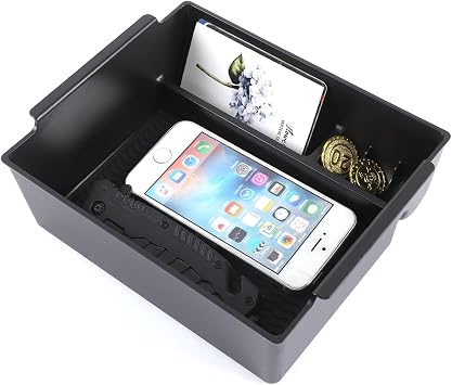 Center Console Organizer for M-itsubishi L200 / Triton 2024 2025 Armrest Storage Box ABS Center Console Insert Organizer Tray L200 Accessories