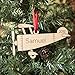 Airplane Ornament Personalized Baby's First Christmas 2024 Wood Handmade
