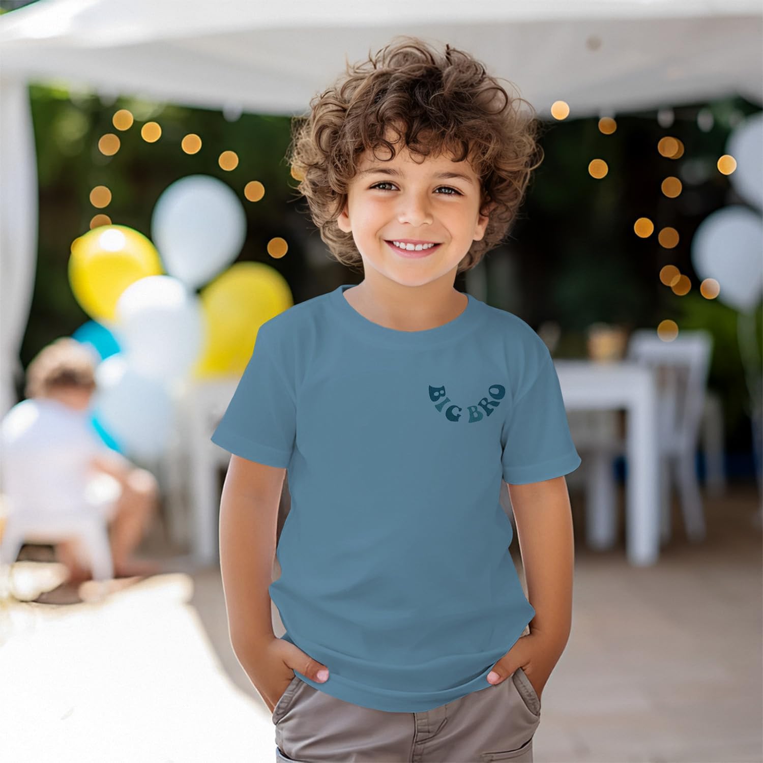 Big Brother Cool Big Bro Club T-shirt pour garçon T-shirt amusant pour frères et sœurs avec imprimé vêtements pour bébé été à manches courtes en coton