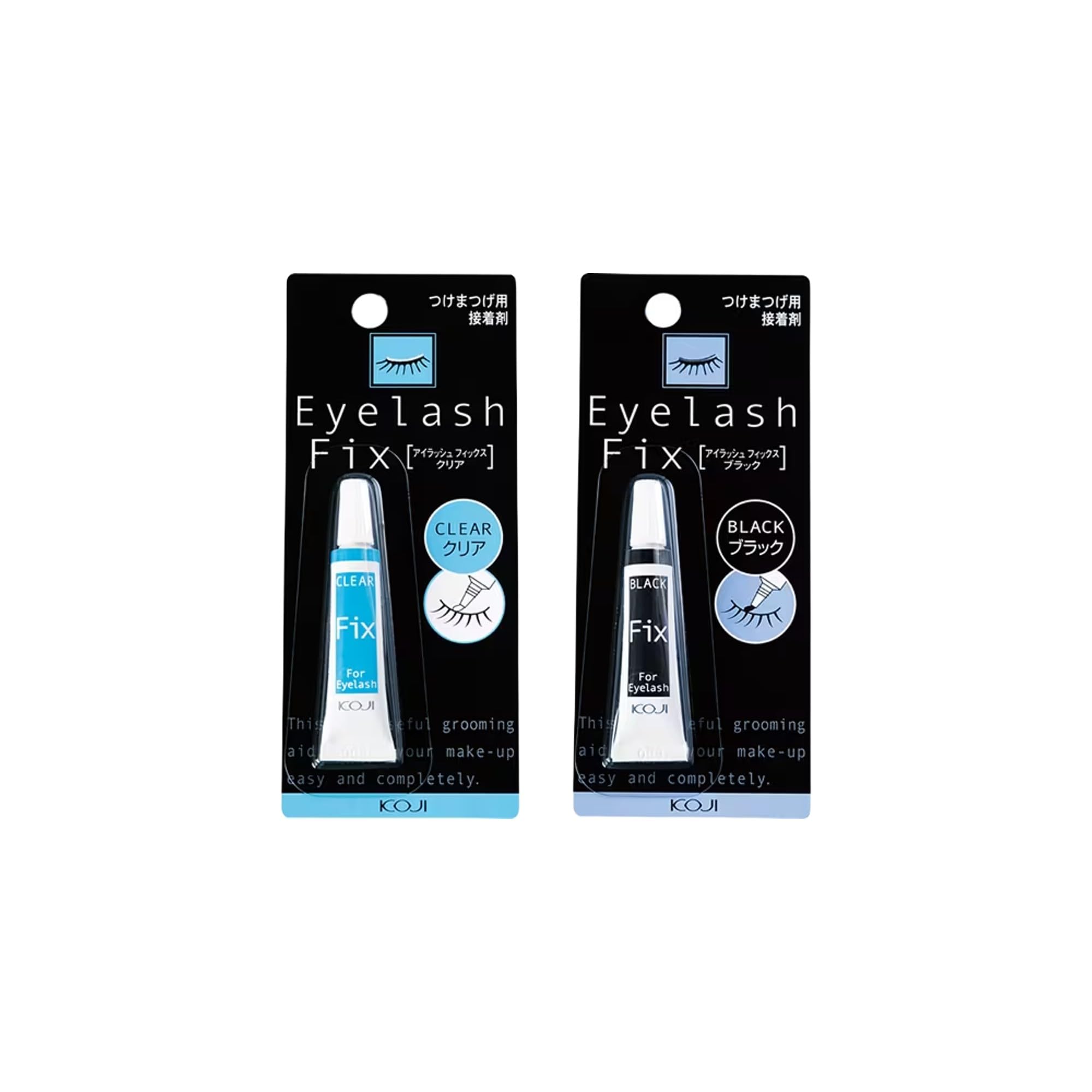 Amazon | コージー本舗 アイラッシュフィックス 透明 & 黒 | 部分