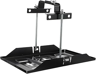 VICASKY 2 Conjuntos De Suporte De Bateria Suporte De Bateria De Carro Rack De Bateria De Carro Suporte De Fixação De Bateria Suporte De Armazenamento De Bateria De Carro Rack De Bateria