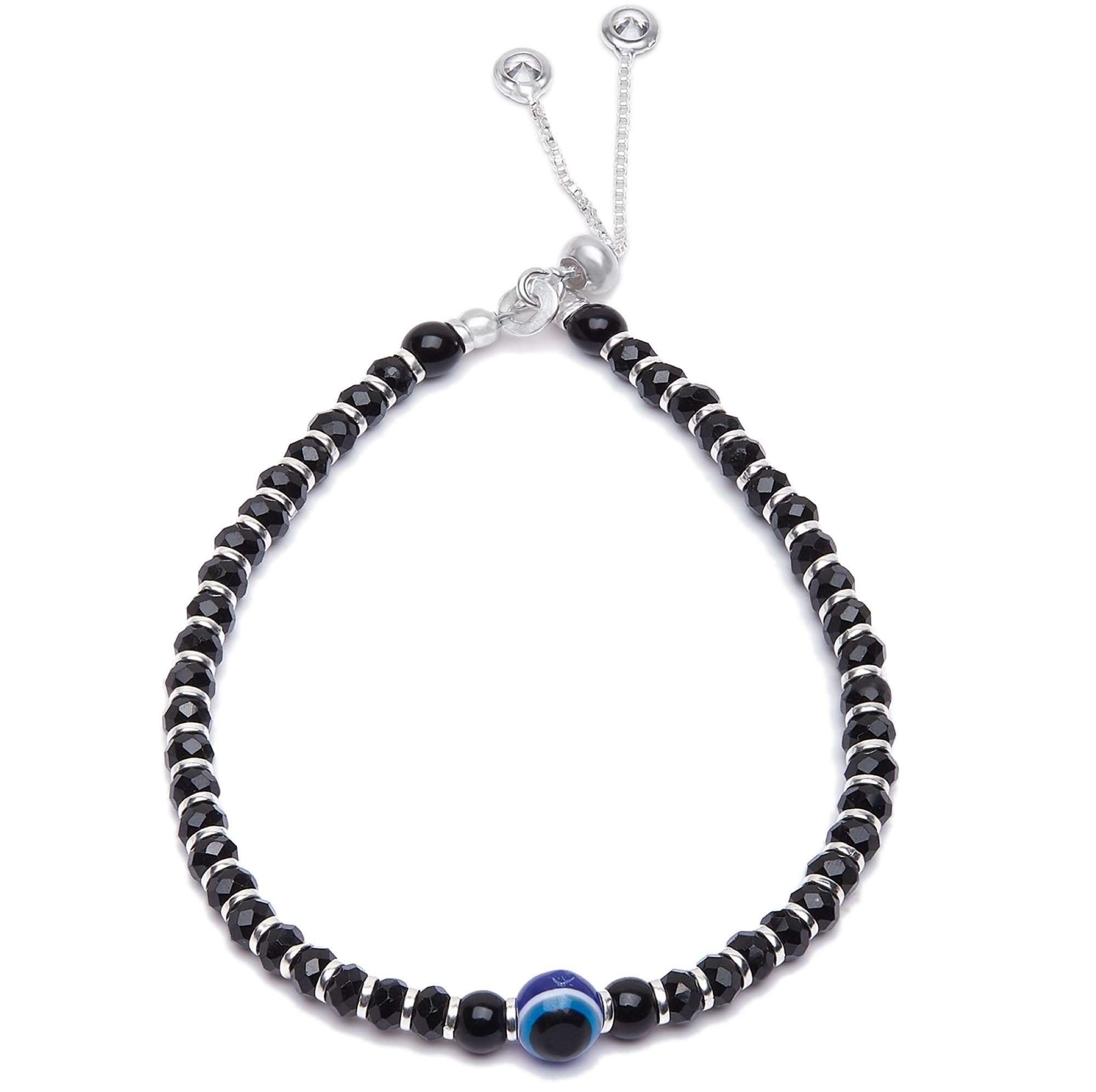 ZAVYA925 Sterling Silver Beads Bracelet | Rhodium Plated Reflective Beads Gifts for Women and Girls | With Certificate of Authenticity and 925 Hallmark