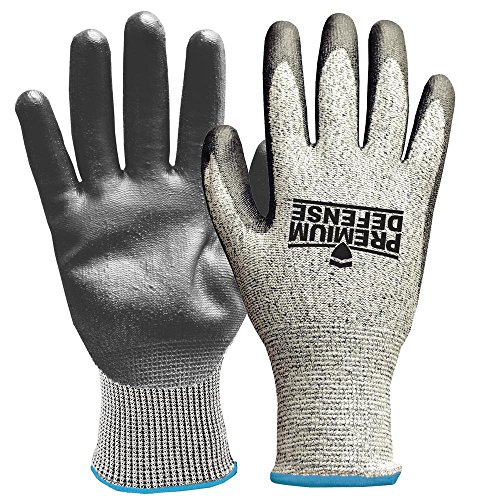 Defense Cut-Resistant Gloves with Touchscreen, Large