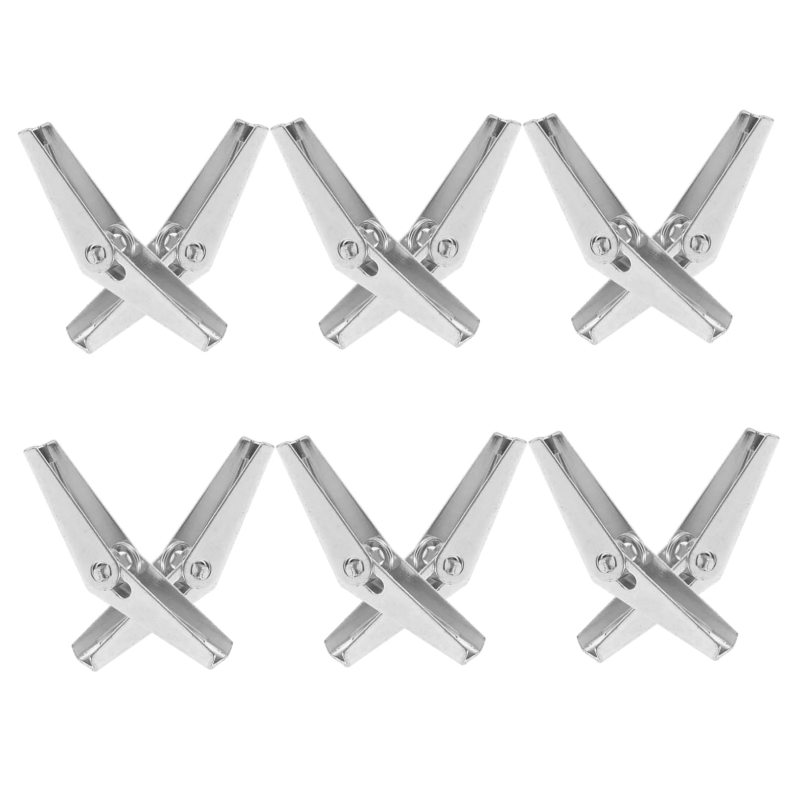 HAWILLOSCH Drywall Anchors Heavy Duty Toggle Bolts 12pcs Wing Nut Fixings for Wall Mounting