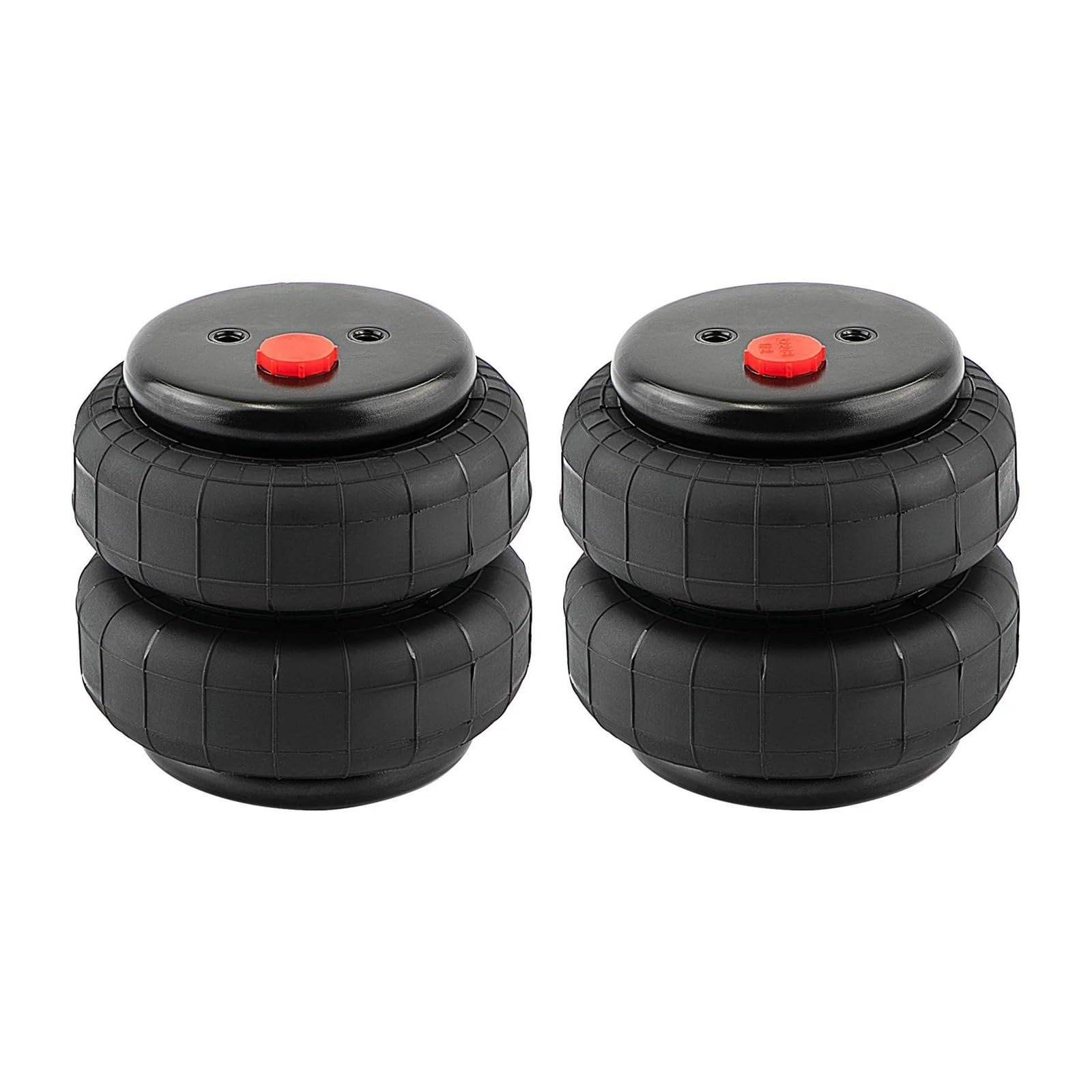 Lot 2 Ressorts Pneumatiques Pour Suspension Pneumatique Capacité De 2 500 Lb, Avec 1/2 Po NPT Pour Chevrolet Pour Silverado