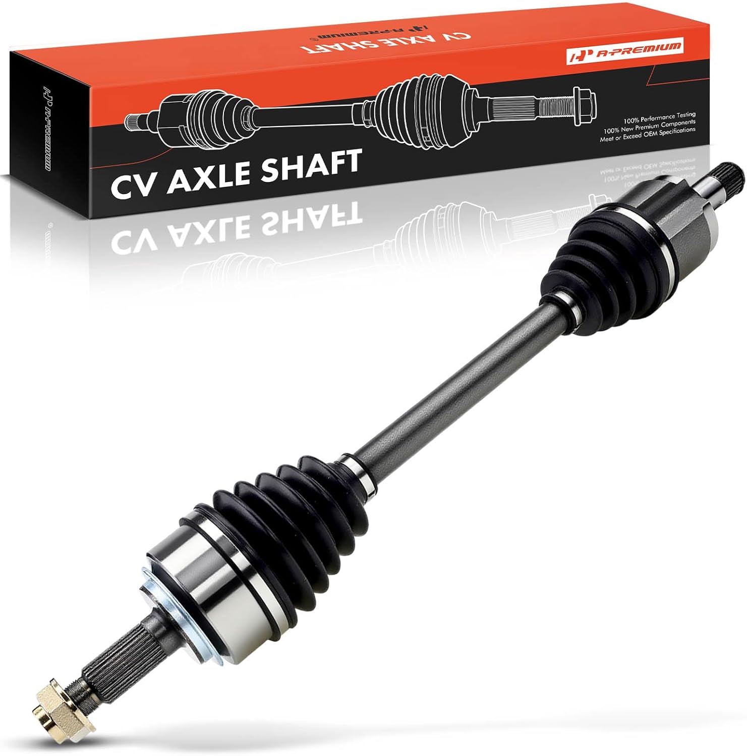 A-Premium CV Axle Shaft Assembly Compatible with Acura TL 2007-2008, 3.2L 3.5L, Front Left Driver Side, Replace# 44306SEPA10