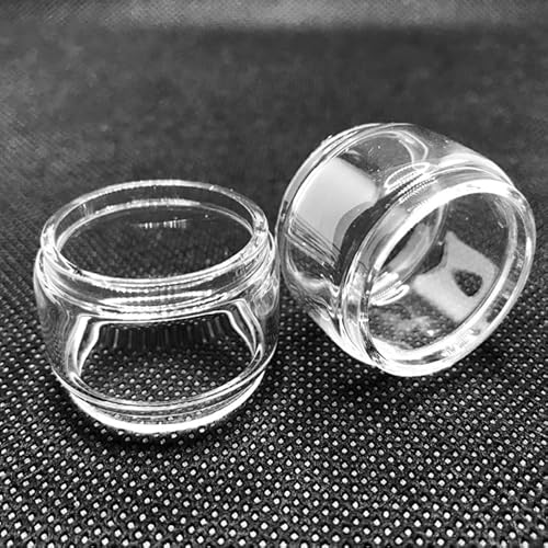 3PCS ZEUS X RTA Replacement Glass Tank Fat Glass Tanks 4.5ml (4, Clear)