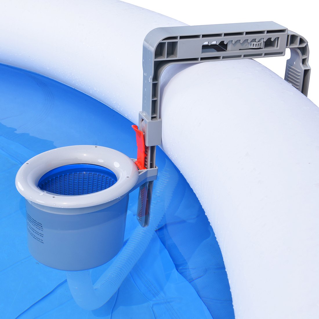 Jilong Avenli 290728 Skimmer Superficie Piscinas autoportantes, Gris/Azul, 40 x 19 x 18 cm