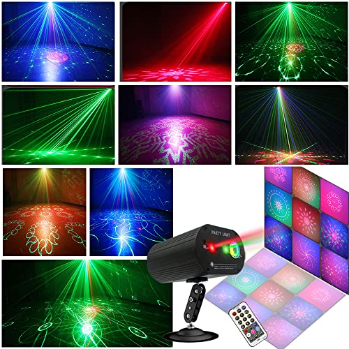 Party Lights Disco Light,Disco Ball Rgb Led Sound Activated Laser Lights Dj Lights Projector With Remote Control For Xmas Club Parties Birthday Gift Karaoke Ktv Bar Dance Halloween Party Decorations #TOP1