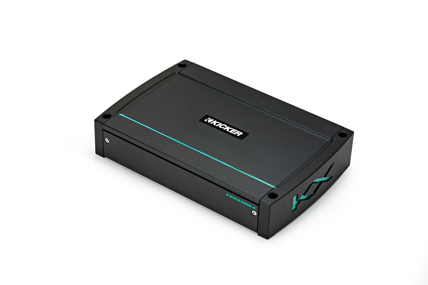 Kicker KXMA12002 KXMA1200.2 2x600-Watt Two-Channel Full-Range Class D Amplifier (Renewed)