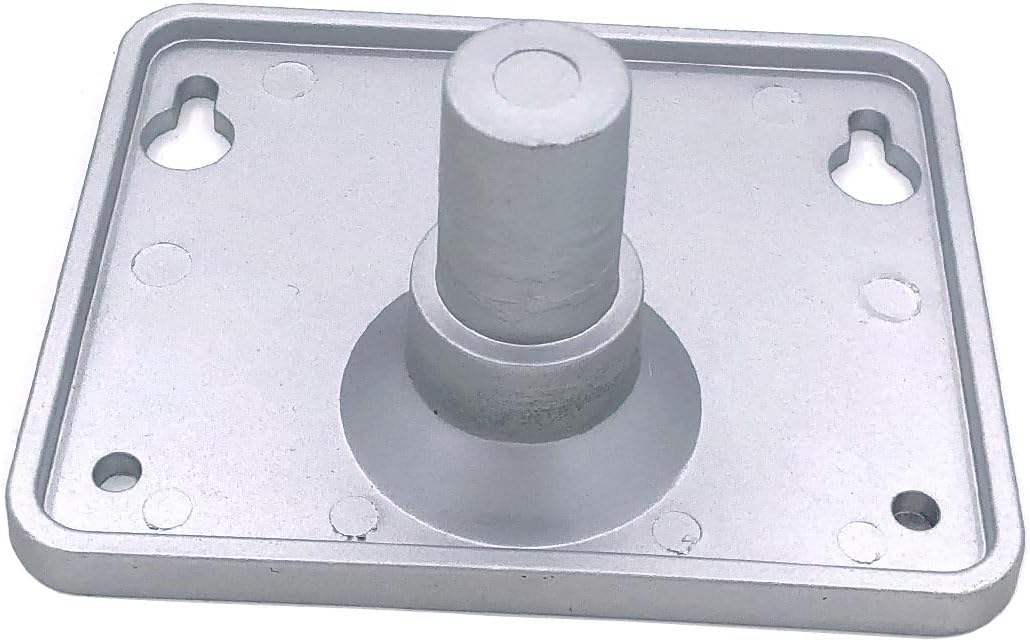 Dual Drum Tilting Accessory Clamp with Electronic Module Mounting Plate Metal Electronic Drum Module Mount Holder for Electronic Controller Multi-Pad Drum Pads Drum Set Cymbal Stand